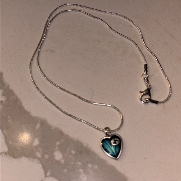 Gucci Blue heart with necklace - Picture 8 of 8